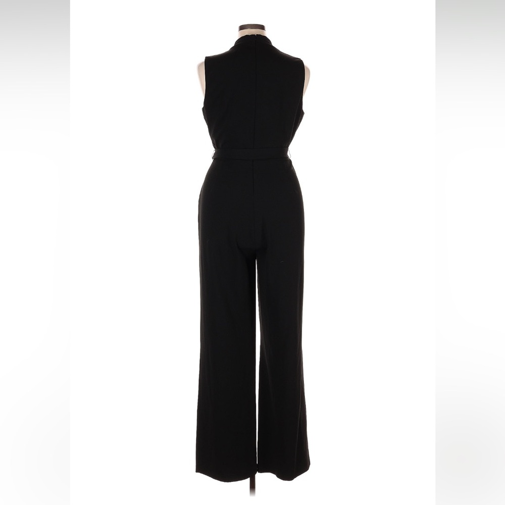 Calvin Klein Sleeveless Tie Waist Wide-Leg Jumpsuit, NWOT - Picture 2 of 3